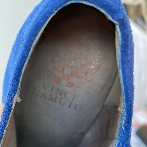 Vince Camuto  blue suede boots size 8 1/2 - Picture 9 of 10
